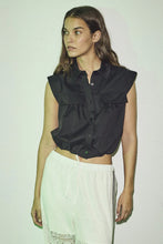 Load image into Gallery viewer, Poppy Summer Shirt Black
