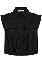 Load image into Gallery viewer, Poppy Summer Shirt Black
