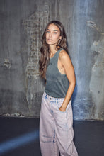 Load image into Gallery viewer, Acid Rib Badge Tank Black Acid
