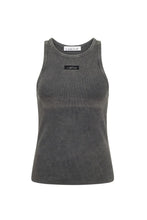 Load image into Gallery viewer, Acid Rib Badge Tank Black Acid
