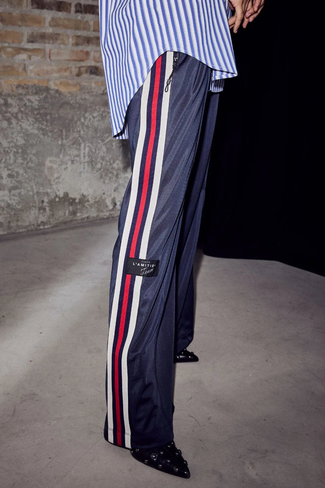 Baggy RN Track Pants Navy