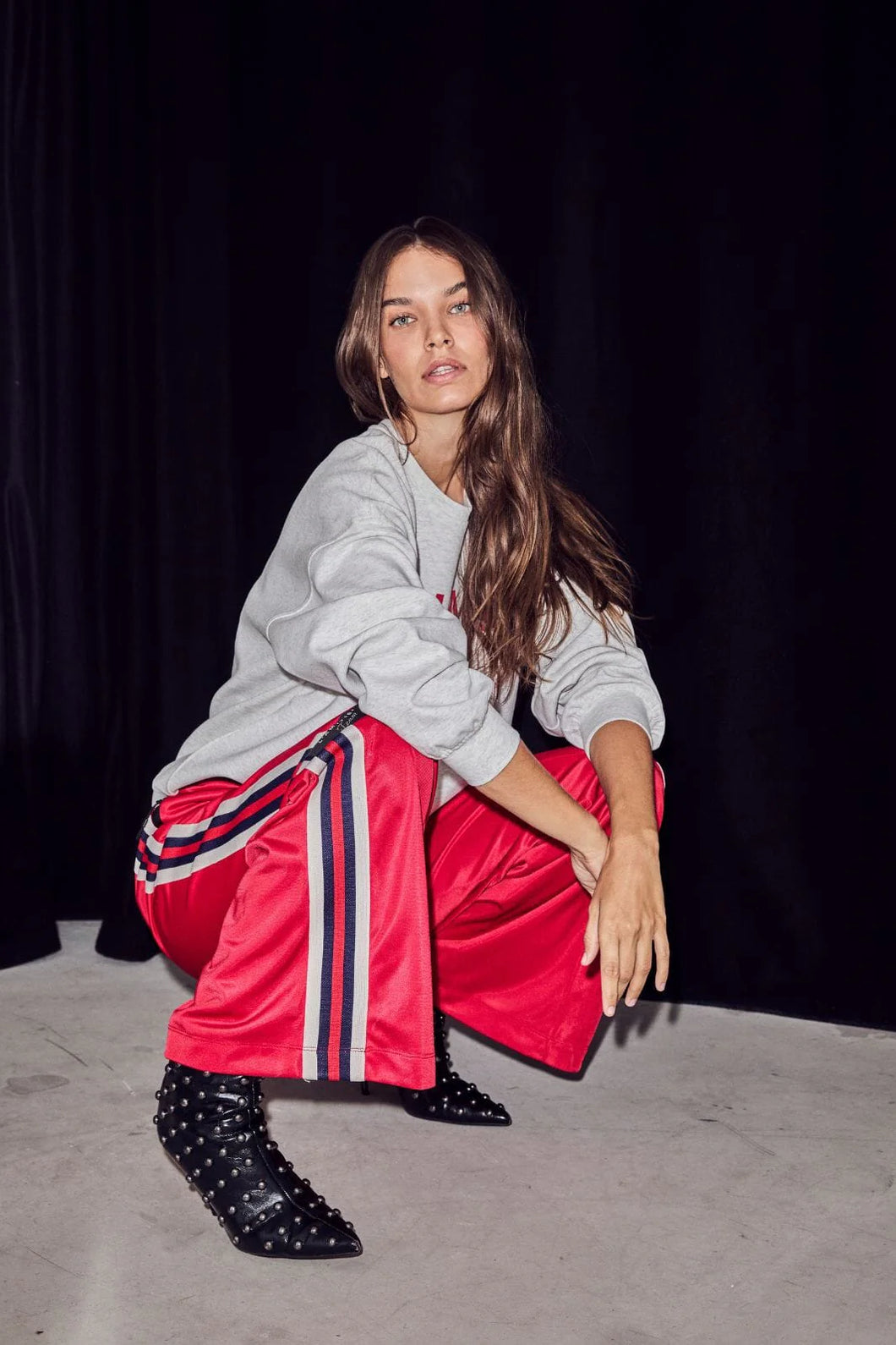 Baggy RN Track Pants Red