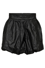 Load image into Gallery viewer, Balloon Skirt Leather Black
