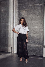Load image into Gallery viewer, Bella Lace Harem Pant Black
