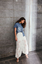 Load image into Gallery viewer, Bella Lace Harem Pant Off White

