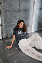 Load image into Gallery viewer, Bella Lace Harem Pant Off White
