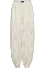 Load image into Gallery viewer, Bella Lace Harem Pant Off White
