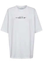Load image into Gallery viewer, Crew Rub Print Tee White
