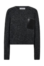 Load image into Gallery viewer, Darcia Reverse Crop Pocket Knit
