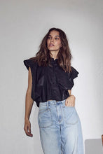 Load image into Gallery viewer, Dinnie Coated Shirt Black
