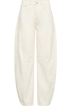 Load image into Gallery viewer, Drew Barrel Panel Jeans White
