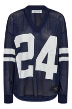 Load image into Gallery viewer, Drift Number Ls Tee Navy
