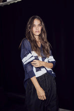 Load image into Gallery viewer, Drift Number Ls Tee Navy
