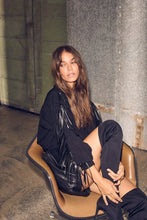 Load image into Gallery viewer, Fringe Shirt Black
