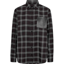 Load image into Gallery viewer, Haute Check Badge Shirt Black
