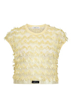 Load image into Gallery viewer, Limone Crop Top Pale Yellow
