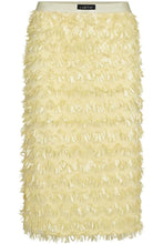 Load image into Gallery viewer, Limone Pencil Skirt Pale Yellow
