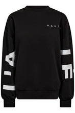Hlaða mynd inn í gallerískoðara, Maxi Split  Logo Sweat Black
