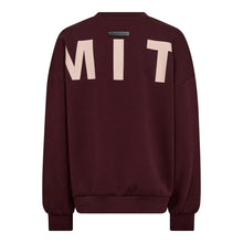 Load image into Gallery viewer, Maxi Split Logo Sweat Wine

