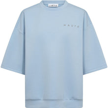 Load image into Gallery viewer, Maxi Split SS Logo Sweat Pale Blue

