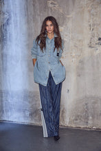 Load image into Gallery viewer, Miley Denim Shirt Bleached Denim
