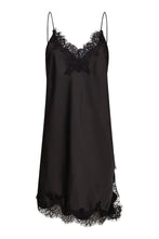 Load image into Gallery viewer, Naomi Asym Lingerie Dress Black
