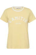 Load image into Gallery viewer, Neckline Logo Tee Pale Yellow
