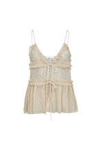 Load image into Gallery viewer, New Lace Tie Top Seashell
