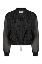 Load image into Gallery viewer, Organza Bomber Black
