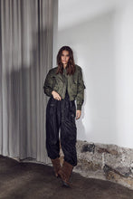 Load image into Gallery viewer, Sally Crop Bomber Army
