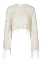 Hlaða mynd inn í gallerískoðara, Sequin Fringe Blouse Pearl
