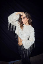 Hlaða mynd inn í gallerískoðara, Sequin Fringe Blouse Pearl
