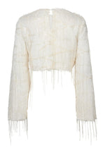 Hlaða mynd inn í gallerískoðara, Sequin Fringe Blouse Pearl
