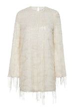 Hlaða mynd inn í gallerískoðara, Sequin Frige Midi Dress Pearl
