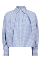 Load image into Gallery viewer, Sophie Check Shirt Pale Blue
