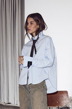 Load image into Gallery viewer, Sophie Classy Stripe Shirt Pale Blue

