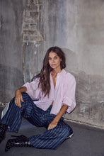 Hlaða mynd inn í gallerískoðara, Sophie Rose Stripe Shirt Iced Rose
