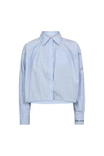 Load image into Gallery viewer, Sophie Stripe Shirt Pale Blue
