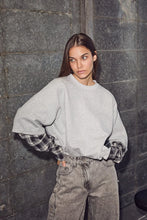 Load image into Gallery viewer, Sweat LS Shirt MIX Grey Melange
