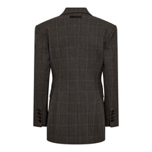 Hlaða mynd inn í gallerískoðara, Waist Fit Check Blazer Mocca
