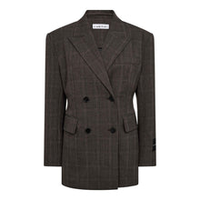 Hlaða mynd inn í gallerískoðara, Waist Fit Check Blazer Mocca
