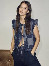 Load image into Gallery viewer, Stitchycc denim vest - denim blue
