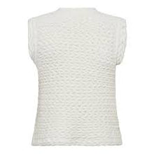 Load image into Gallery viewer, Millycc knit vest - off white
