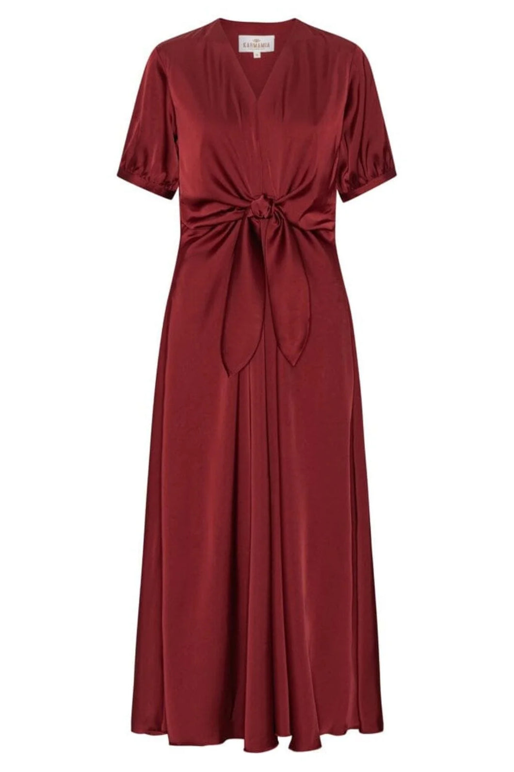 Faye Dress Semi Rich Merlot