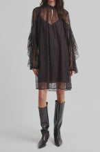 Load and play video in Gallery viewer, Sybell Lace Dress Chocolate Torte

