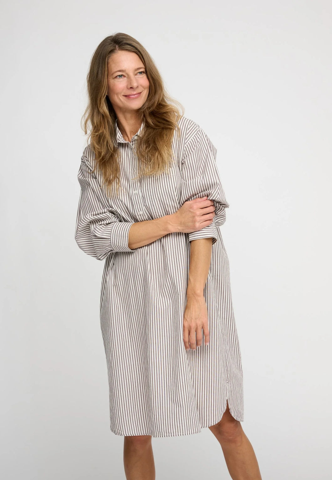 Relieve Shirtdress Stripe