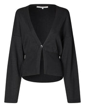 Load image into Gallery viewer, Flashy Knit Cardigan Black
