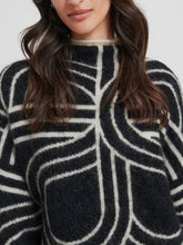 Load image into Gallery viewer, Signa Knit T Neck Black
