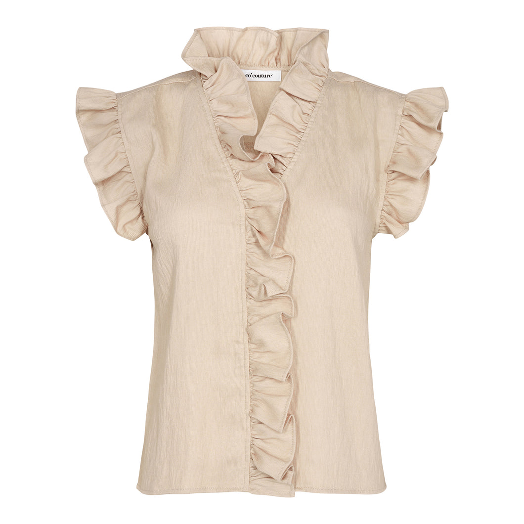 Sueda Frill Top