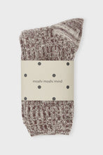 Hlaða mynd inn í gallerískoðara, Twist Socks Ruby Khaki Ecru

